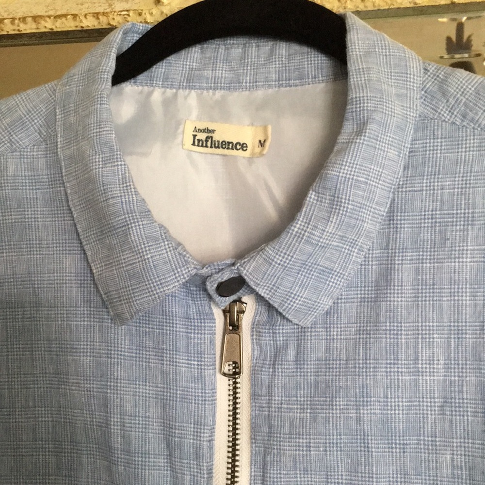Another Influence Jacket. Light Blue/White. Size M - image 4